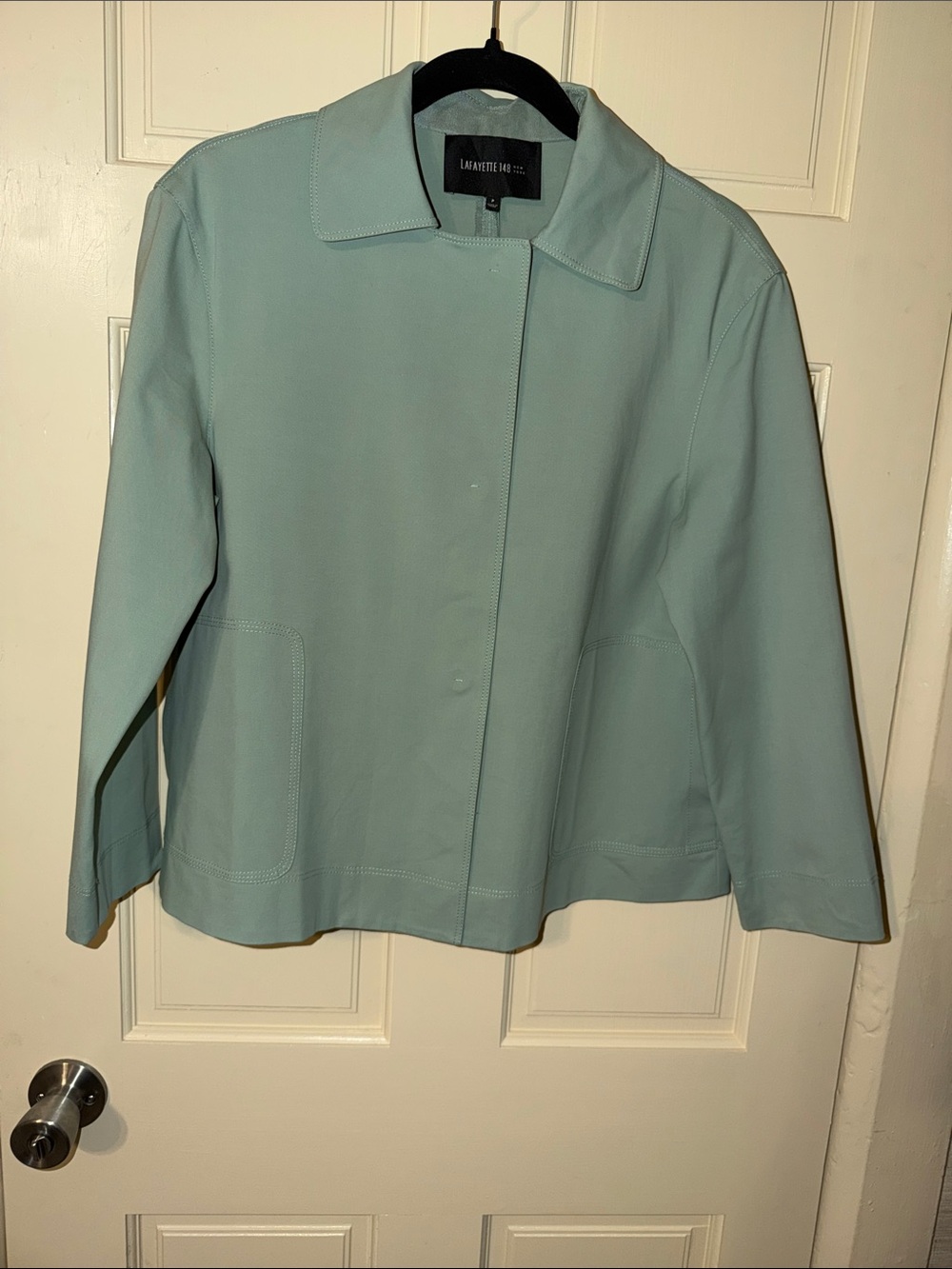 Lafayette 148 New York Mint-Blue Tailored Jacket